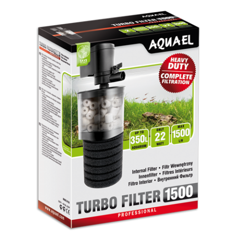 AQUAEL Turbo Filter 1500 Фильтр внутренний до 1500л/ч д/аквариума 250-350л 22Вт