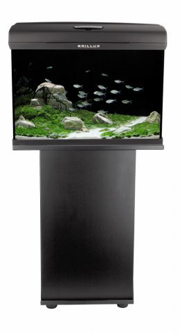 AQUAEL подставка под аквариум BRILLUX фигурная 60х30х70см (Графит)
