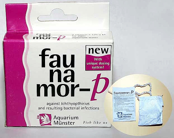 AQUARIUM MUNSTER FAUNOMOR-P средство от ихтиофтириоза 4 пакета на 200л