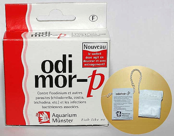 AQUARIUM MUNSTER ODIMOR- P средство от костиоза и оодиума 4 пакета на 200л
