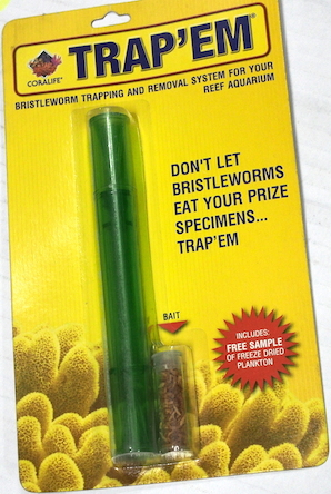 CORALIFE TRAP'EM - Bristle worm trap Ловушка для удаления щетинистых червей из аквариума - Кликните на картинке чтобы закрыть