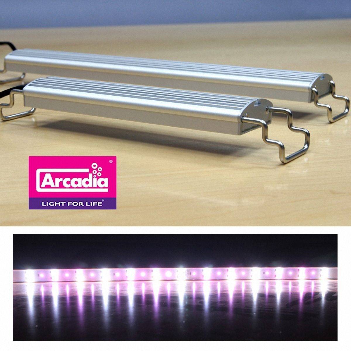 Arcadia Aqua-Brite LED Светодиодный светильник 23Вт 8000К 60см для пресноводного аквариума 60-80см