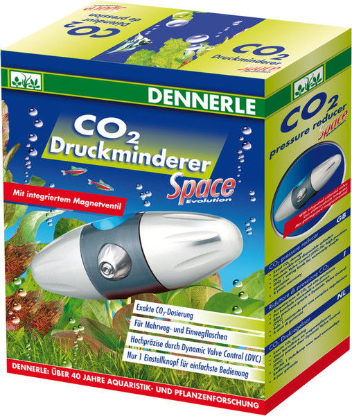 DENNERLE Druckminderer Space Evolution CO2 редуктор со встроенным электромагнитным клапаном 9В 3Вт - Кликните на картинке чтобы закрыть