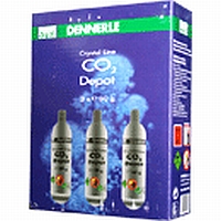 DENNERLE Crystal-Line CO2 Depot 3x80g одноразовый баллон с CO2 металл. 80г 3шт