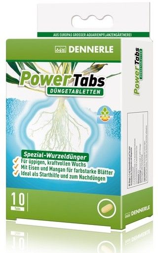 DENNERLE Power Tabs - Специальное корневое удобрение для любых аквариумных растений, 10шт на 5-10 растений