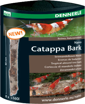 DENNERLE Nano Catappa Bark кора тропического миндального дерева 8шт по 80мм для 160л