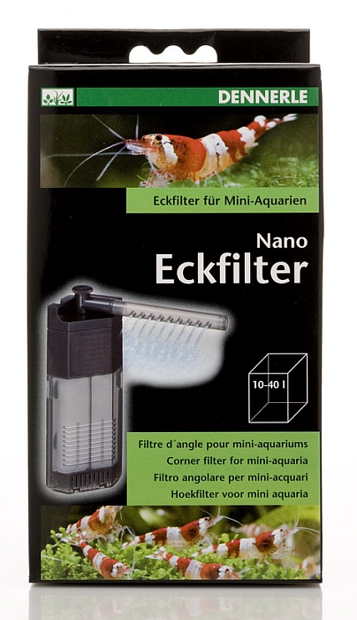 DENNERLE Nano Clean corner filter Нано Угловой фильтр для аквариумов 10-40л - Кликните на картинке чтобы закрыть