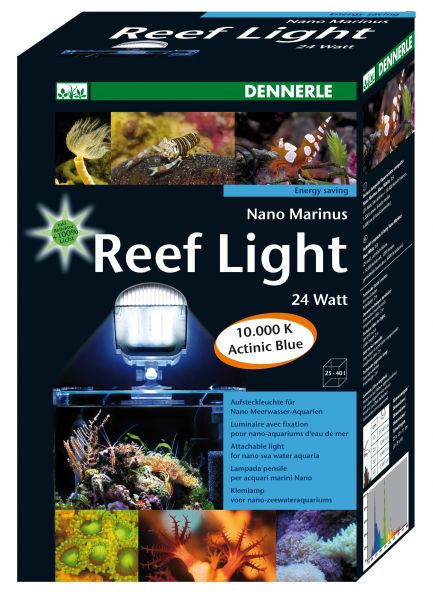 DENNERLE Nano Marinus ReefLight 36W Светильник для морских нано-аквариумов синий / белый 10К 1:3 36Вт - Кликните на картинке чтобы закрыть