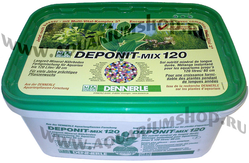 DENNERLE DEPONIT Mix 120 депонит для акв. до 120л пласт. ведро 4,8кг