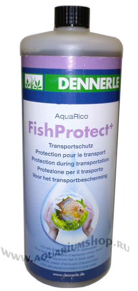 DENNERLE AquaRico FishProtect+ защита рыб от стресса при транспортировке и акклиматизации 1000мл