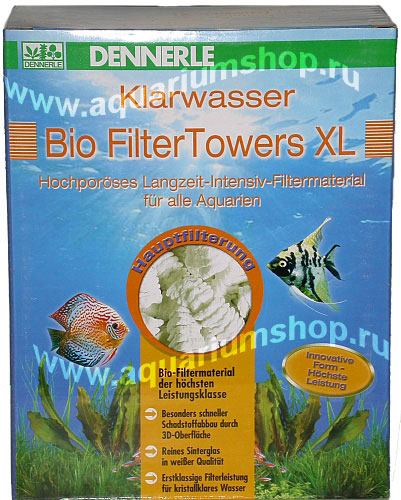 DENNERLE ClearWater Bio FilterTowers XL основной наполнитель 4.000мл - Кликните на картинке чтобы закрыть