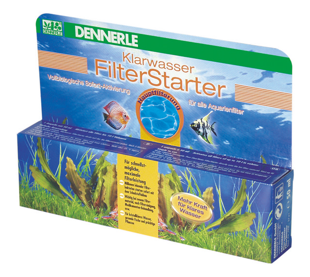 DENNERLE ClearWater FilterStarter бактерии для запуска фильтра 50мл - Кликните на картинке чтобы закрыть