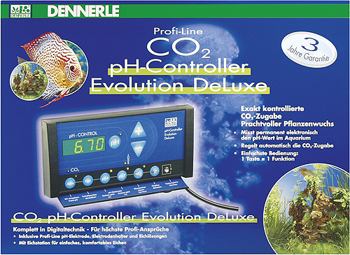 DENNERLE Profi-Line CO2 pH Controller Evolution DeLuxe + электромагн. клапан для контроля подачи СО2