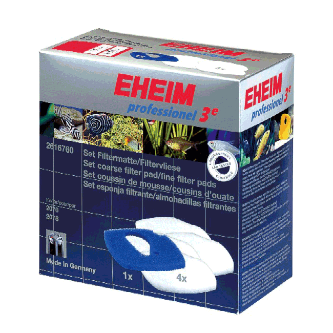 EHEIM Фильтрующий материал для Professionel 3 2076 и 2078 1 губка + 4 синтепона