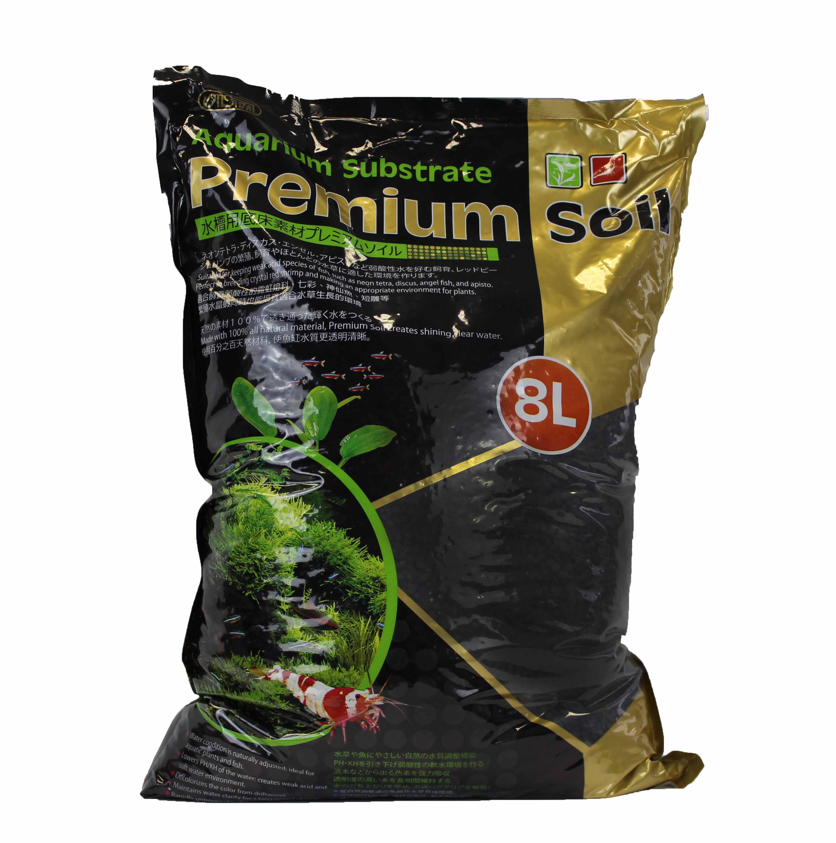 ISTA Субстрат Premium Aqua Soil для аквариумных растений и креветок премиум класса 8л, гранулы 3,5мм - Кликните на картинке чтобы закрыть