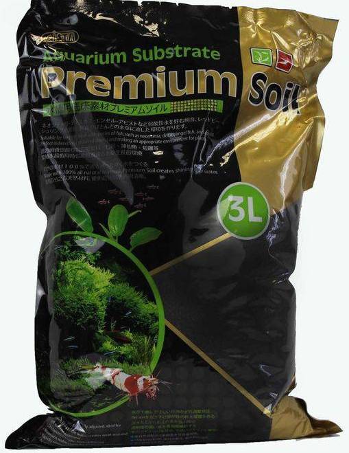 ISTA Субстрат Premium Aqua Soil для аквариумных растений и креветок премиум класса 3л, гранулы 1,5-3,5мм - Кликните на картинке чтобы закрыть