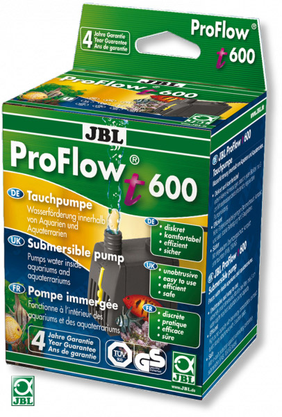JBL ProFlow t600 Сверхкомпактная погружная помпа 580л/ч 5Вт h0.98м - Кликните на картинке чтобы закрыть