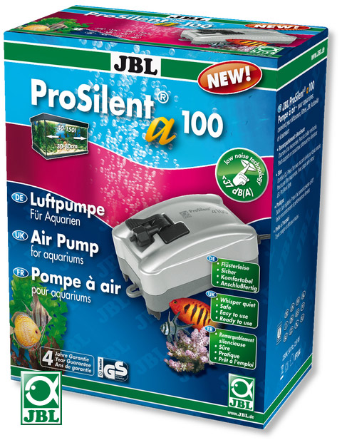 JBL ProSilent a100 Сверхтихий компрессор 100л/ч для аквариумов 50-150л