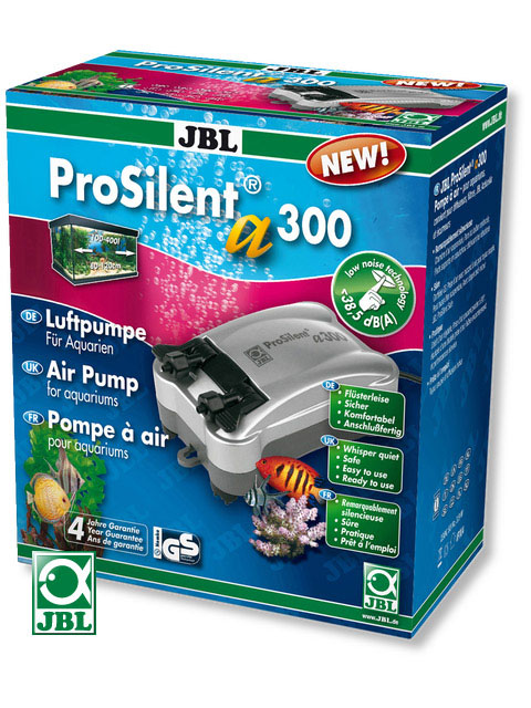 JBL ProSilent a300 Сверхтихий двухканальный компрессор 300л/ч для аквариумов 100-400л
