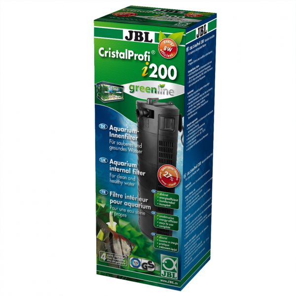 JBL CristalProfi i200 greenline Внутренний угловой фильтр для аквариумов 130-200л 300-720л/ч