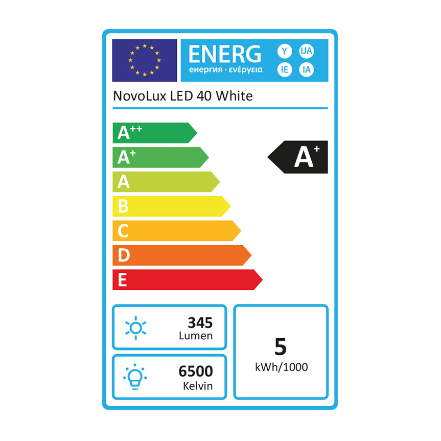 JUWEL NovoLux LED 40 White 5Вт 6500K Светильник светодиодный для аквариумов VIO 40 343х21мм