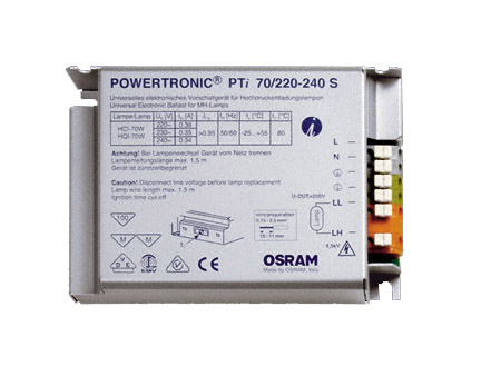 OSRAM POWERTRONIC PTi 70/220-240 S (HCI, HQI 70W) (110x75x30) ЭПРА