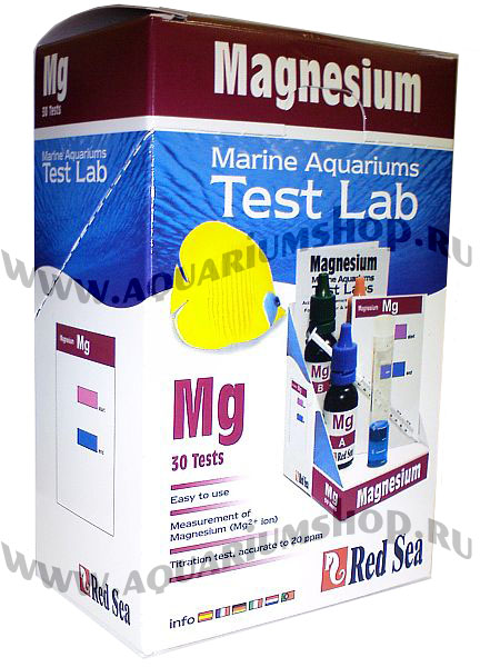 Red Sea Magnesium Test Lab (Mg) тест на магний для морской воды (30 измерений)
