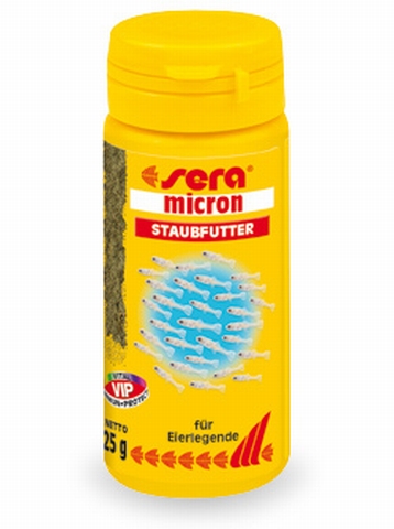 SERA MICRON - стартовый корм для мальков всех видов икромечущих рыб, мальков морских рыб и науплисов артемии 30мл