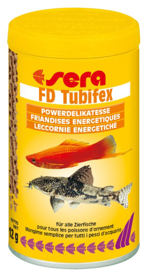 SERA FD TUBIFEX сублимированный трубочник - лакомое дополнение к повседневному корму 50мл