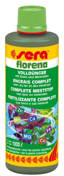 SERA FLORENA - жидкое удобрение для аквариумных растений на основе железа на 200л 50мл