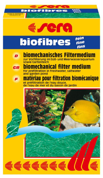 SERA BIOFILTERFASER fine - наполнитель тонкой механической очистки 40г