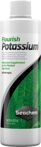SEACHEM Flourish Potassium 250 мл удобрение Калия 50 000 мг/л высокой концентрации для аквариумных растений
