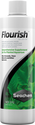 SEACHEM Flourish 250 мл Комплексное и основное удобрение с превосходным балансом микро и макро элементов для аквариумных растений