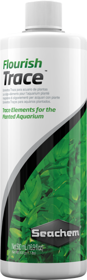 SEACHEM Flourish Trace 500 мл самые необходимые микроэлементы Бор, Кобальт, Медь, Марганец, Молибден, Цинк, Никель для аквариумных растений