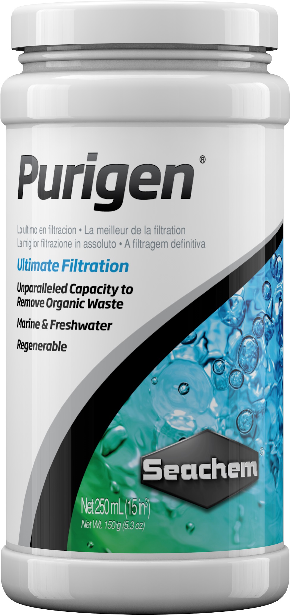 Seachem Purigen Пуриген адсорбент для удаления органики в морской и пресной воде 250мл объём аквариума до 1000 л - Кликните на картинке чтобы закрыть