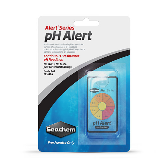 Seachem pH Alert Тест на pH длительного действия для Пресноводного аквариума - Кликните на картинке чтобы закрыть