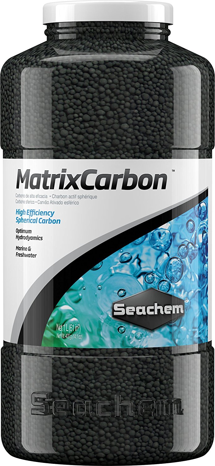 Seachem MatrixCarbon Активированный Уголь в виде сфер для любых систем фильтрации 1000 мл объём аквариума до 1600 л - Кликните на картинке чтобы закрыть