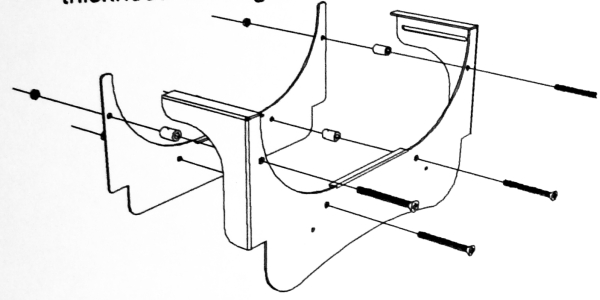 Sfiligoi Overtank brackets крепления на акв. для светильников MiniStealth