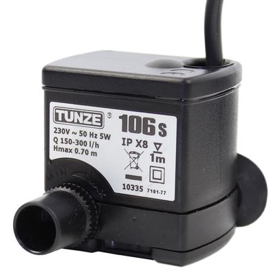 TUNZE Mini помпа универсальная 150-300л/ч 5Вт 44x43x42мм - Кликните на картинке чтобы закрыть
