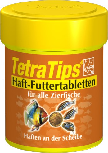 TetraTips 75 табл - таблетки из смеси высококачественных хлопьев и сублимированных микроорганизмов. Можно клеить к стеклу.