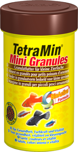 TetraMin Mini Granules - корм для молоди рыб и рыб с маленьким ртом, гранулы 100мл