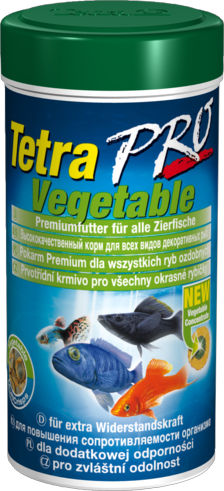 TetraPro Vegetable Crisps корм для растительноядных рыб, круглые тонкие пластинки 250мл