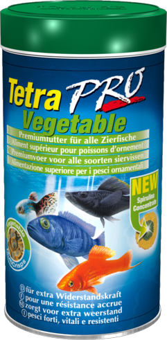 TetraPro Vegetable Crisps корм для растительноядных рыб, круглые тонкие пластинки 500мл