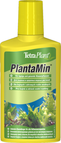 Tetra PlantaMin удобрение для растений содержит железо, калий, марганец и др. микроэлементы ( для 500л) 250мл