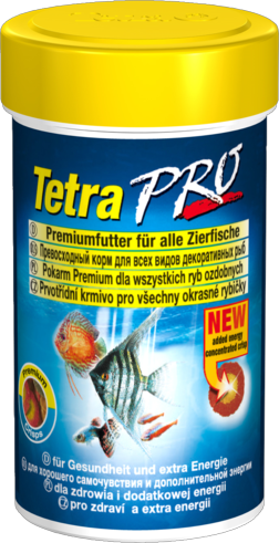 TetraPro Crisps высококачественный основной корм для всех видов рыб, круглые тонкие пластинки 100мл