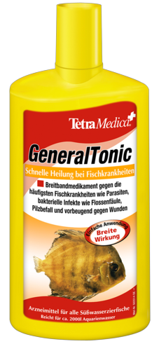 Tetra Medica GeneralTonic лекарство для тропических рыб от бактерий и паразитов (для 2000л) 500мл