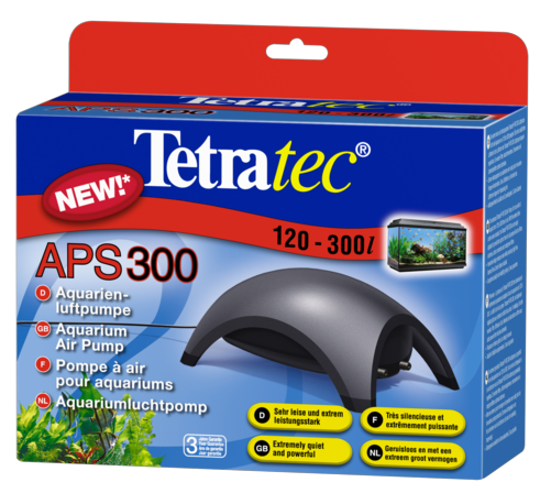 Tetratec АРS 300 компрессор двухканальный для аквариума 120-300 300л/ч 4.5Вт - Кликните на картинке чтобы закрыть