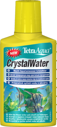 Tetra CrystalWater быстро и эффективно очищает воду от помутнений (для 200л) 100мл