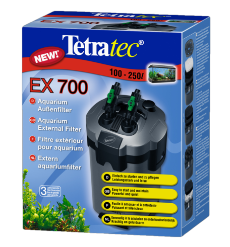 СНЯТО С ПРОИЗВОДСТВА ЧИТАТЬ ОПИСАНИЕ - Tetratec EX 700 - внешний фильтр для аквариумов 100-250л 700л/ч 6.6л 13Вт
