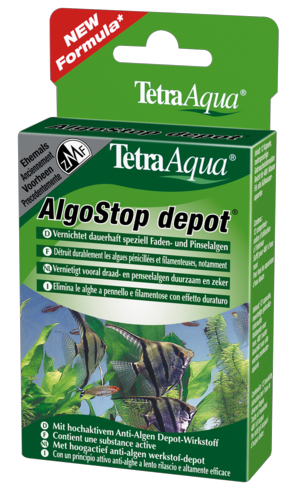 Tetra AlgoStop Depot Таблетки длительного действия для уничтожения водорослей в пресноводном аквариуме (для 600л) 12 табл.